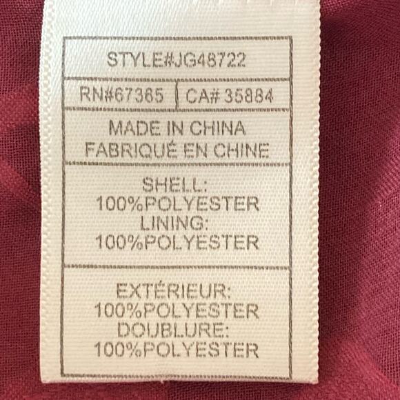 Jack by BB Dakota Burgundy Floral Lace Overlay Slip Dress LARGE Whimsygoth Fairy - Picture 10 of 11